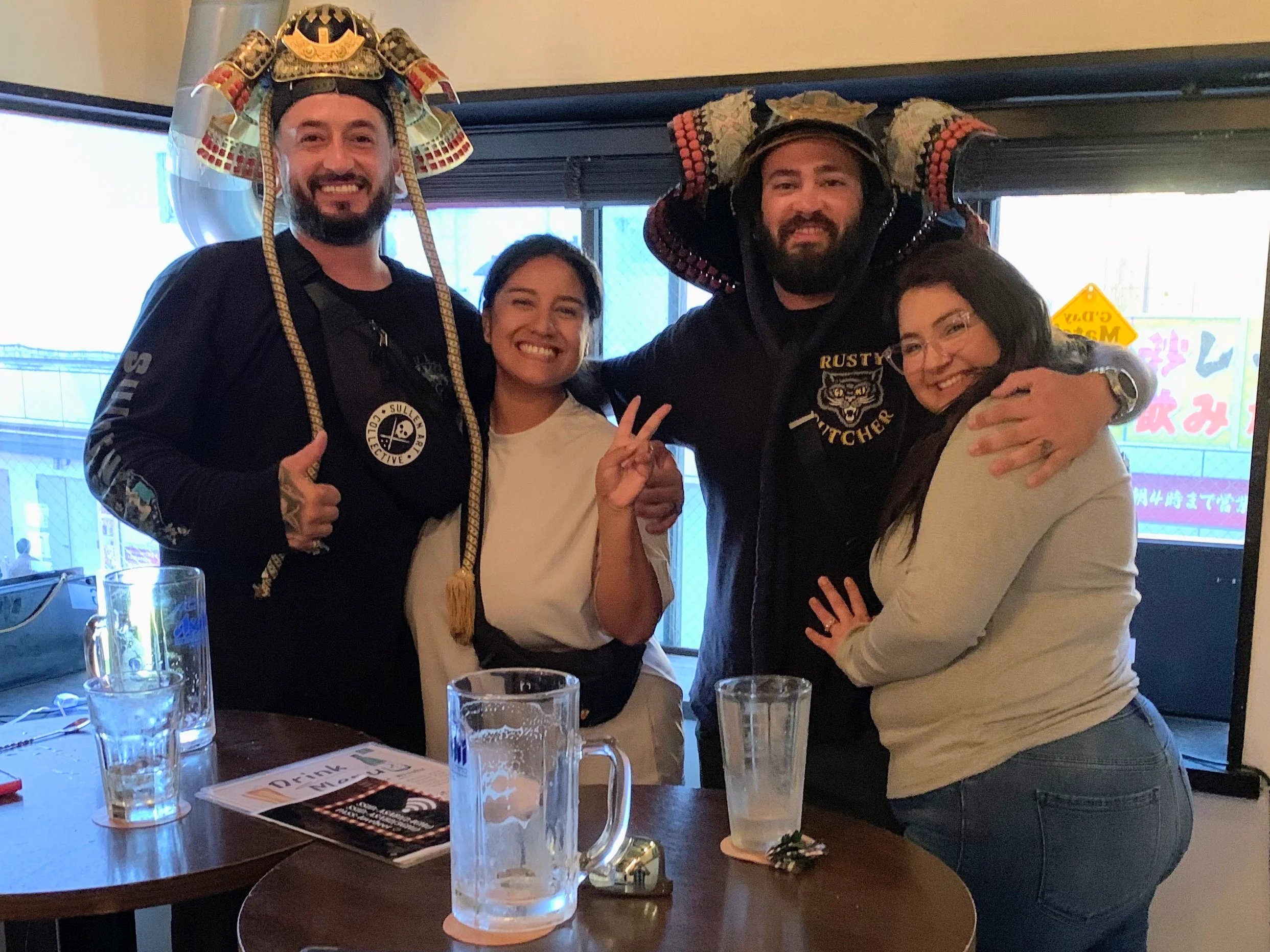 Samurai Bar Asakusa atmosphere - cozy bar environment with Japanese drinks and snacks